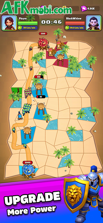 Rival Realms game chiến thuật PvP cho bạn sử dụng các công trình để đánh bại đối thủ 4