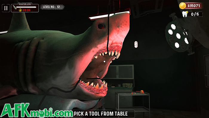 Làm nha sĩ chữa răng cho cá mập trong game mô phỏng Shark Teeth Dentist Simulator 0
