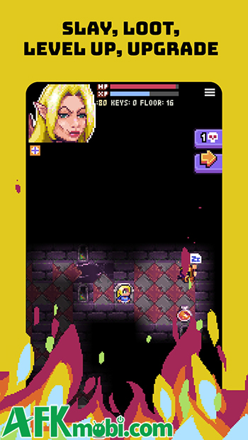 Tìm cách đến được tầng sâu nhất của hầm ngục trong game Slay the Dungeon 1