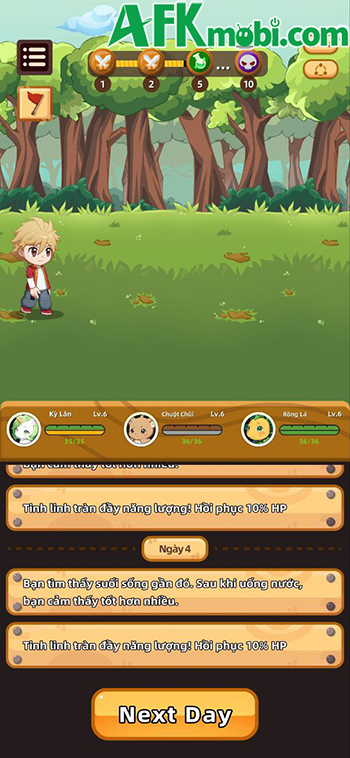SpriteWorld game phiêu lưu text-based với chủ đề được lấy cảm hứng từ Pokémon 2
