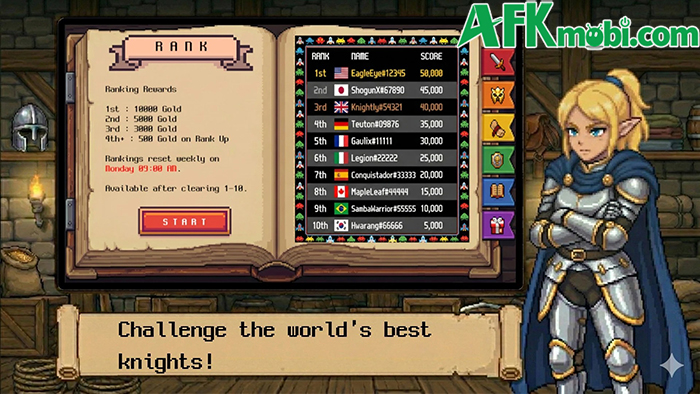 Xây dựng bộ bài chiến lược để sử dụng bảo vệ vương quốc trong game SuperPixelKnights 4