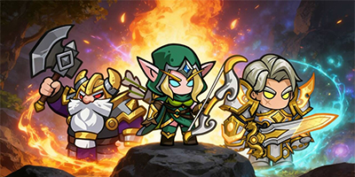 Vương Quốc Trỗi Dậy game nhập vai nhàn rỗi trực tuyến lấy cảm hứng từ Warcraft