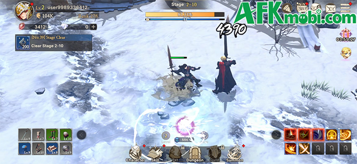 War of Genesis: Idle Heroes game nhập vai nhàn rỗi lấy chủ đề từ series The War of Genesis 2