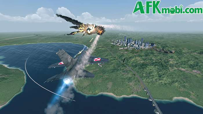 Thực hiện những nhiệm vụ không chiến thời hiện đại trong game Warplanes: Task Force 0