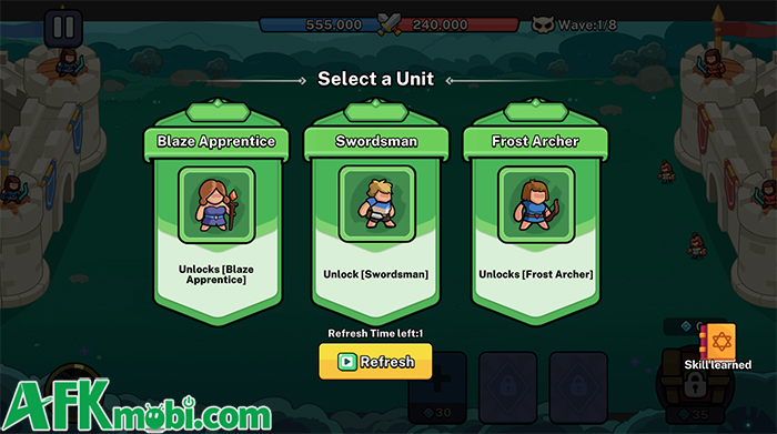 Warriors Go! Roguelike Battle game chiến thuật thả lính tự động kết hợp yếu tố roguelike 1