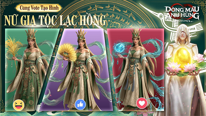 Siêu phẩm Bloodline: Dòng Máu Anh Hùng khiến game thủ Việt tự hào khi đưa Lạc Long Quân và Âu Cơ vào game 3