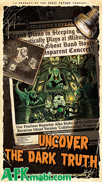 Tìm kiếm các đồ có giá trị trong tòa dinh thự bị nguyền rủa với Haunted Headlines: Don’t Scream 4