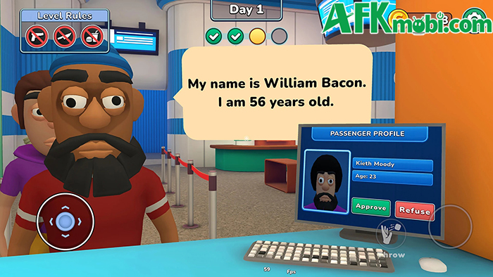 Làm nhân viên kiểm tra an ninh hàng không trong game Airport Control Security Sim 0 Làm nhân viên kiểm tra an ninh hàng không trong game Airport Control Security Sim 0