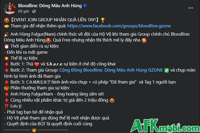 Bloodline: Dòng Máu Anh Hùng tổ chức Alpha Test nhằm đảm bảo chất lượng khi ra mắt 2