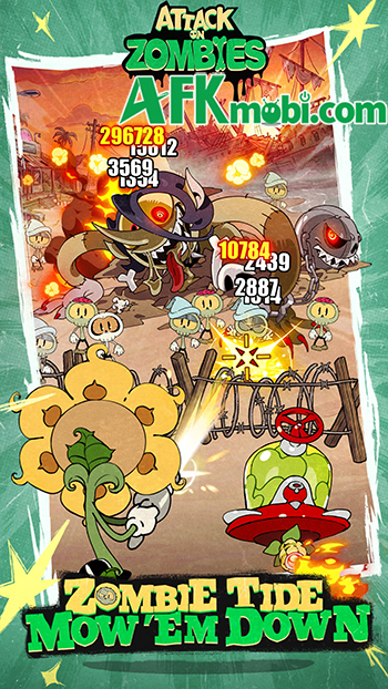 Bắn tiêu diệt bọn thây ma, ngăn chúng phá hàng rào trong game Attack on Zombies 3