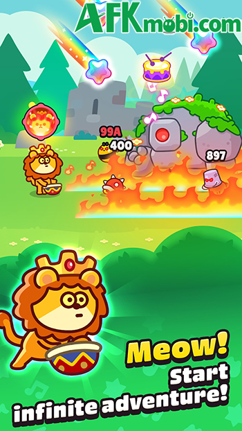 Giải cứu thế giới cùng chú mèo nhạc công trong game BardCat - Idle RPG 0