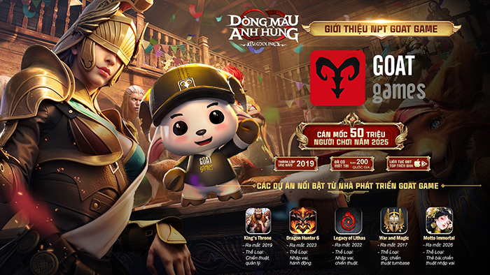 Gzone bắt tay GOAT Games đưa siêu phẩm Bloodline: Dòng Máu Anh Hùng về Việt Nam 1