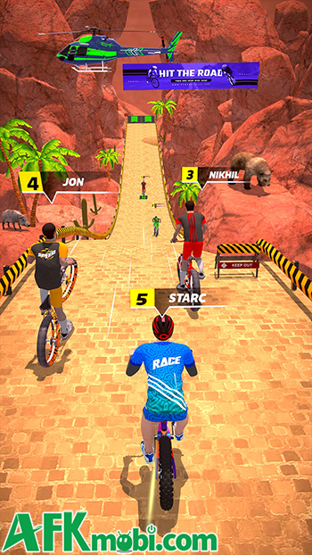 BMX Downhill Rush Racing Game mời người chơi tham gia những cuộc đua xe đạp đổ dốc 0