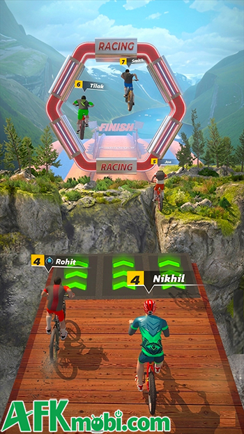 BMX Downhill Rush Racing Game mời người chơi tham gia những cuộc đua xe đạp đổ dốc 1
