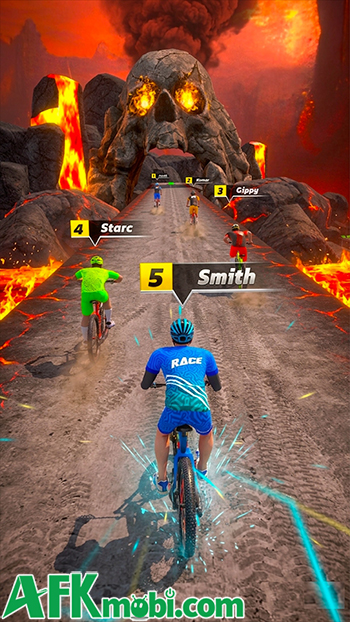 BMX Downhill Rush Racing Game mời người chơi tham gia những cuộc đua xe đạp đổ dốc 2