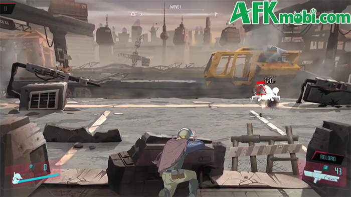 Chống lại bọn người máy để bảo vệ thành trì cuối cùng của nhân loại trong Cover Assault 0