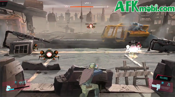 Chống lại bọn người máy để bảo vệ thành trì cuối cùng của nhân loại trong Cover Assault 2