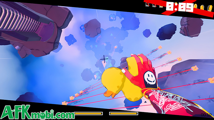 Ngắm bắn khi nhân vật đang rơi tự do trên không trung tại Aerial_Knights DropShot Mobile 2