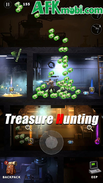 Tìm kiếm đồ tiếp tế trong thế giới hậu tận thế tại game Escape From Zombieville 2