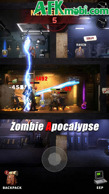 Tìm kiếm đồ tiếp tế trong thế giới hậu tận thế tại game Escape From Zombieville 3