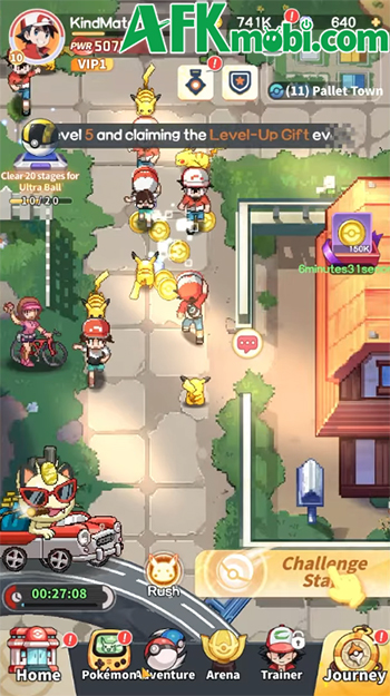 Evo Legend Trail game đấu thú chiến thuật lấy chủ đề Pokémon với phong cách đồ họa pixel 0