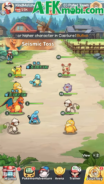 Evo Legend Trail game đấu thú chiến thuật lấy chủ đề Pokémon với phong cách đồ họa pixel 3