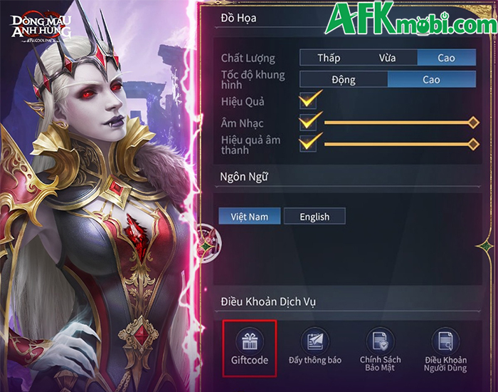 Tổng hợp gift code game Bloodline: Dòng Máu Anh Hùng mới nhất trong tháng 0