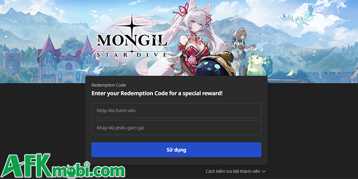 Tổng hợp gift code game MONGIL: STAR DIVE mới nhất trong tháng 0 Tổng hợp gift code game MONGIL: STAR DIVE mới nhất trong tháng 0
