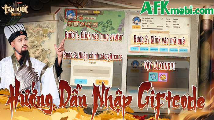 Tổng hợp gift code game Tam Quốc 36 Kế VTC mới nhất trong tháng 0 Tổng hợp gift code game Tam Quốc 36 Kế VTC mới nhất trong tháng 0