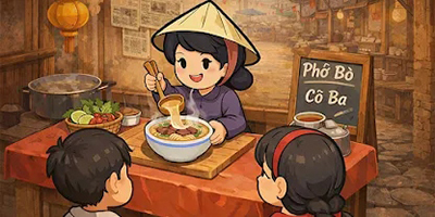 Hàng Rong Tuổi Thơ game mô phỏng mới đến từ đội ngũ sản xuất của Trở Về Tuổi Thơ