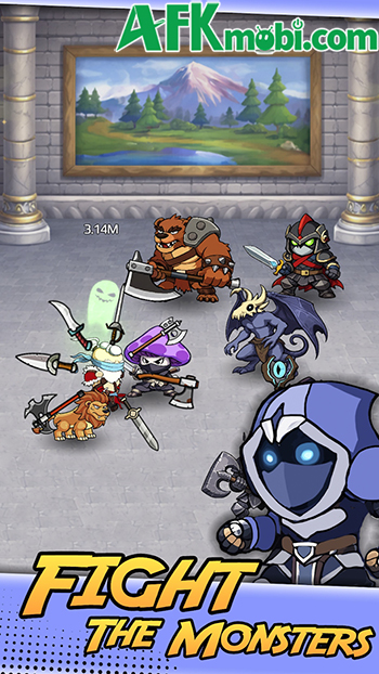 Hợp nhất các vũ khí để chúng bay xung quanh nhân vật trong Idle Blades: Fantasy Master 0