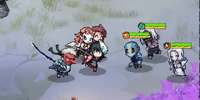 Kiếm Sĩ Diệt Quỷ game đấu tướng lấy chủ đề Demon Slayer với phong cách đồ họa pixel