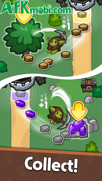 Cùng yêu tinh bảo vệ đồng thời nâng cấp chiếc xe chở hàng trong game Let's GOblin 1