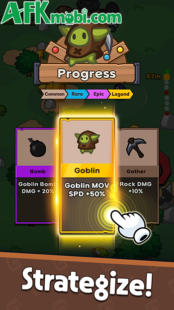 Cùng yêu tinh bảo vệ đồng thời nâng cấp chiếc xe chở hàng trong game Let's GOblin 2