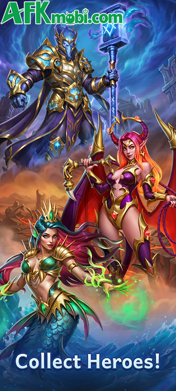 Nhấn liên kết các viên ngọc nguyên tố để chiến đấu với Leyline Heroes: Link Puzzle 1