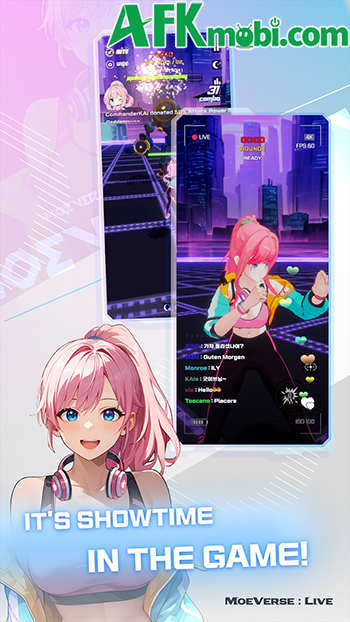 Leo tòa tháp trong thế giới ảo cùng các nữ idol ảo tại game hành động MOEVERSE: LIVE 0