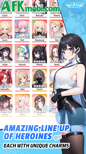 One Guy, All Girls: Idle RPG đưa người chơi vào vai một chàng trai bị biến thành nữ sinh 3