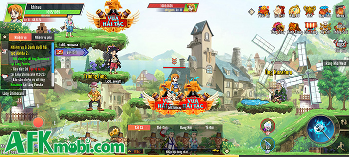 Trải nghiệm lối chơi MMORPG 2D đơn giản nhưng đầy linh hoạt với Truyền Thuyết Haki 3