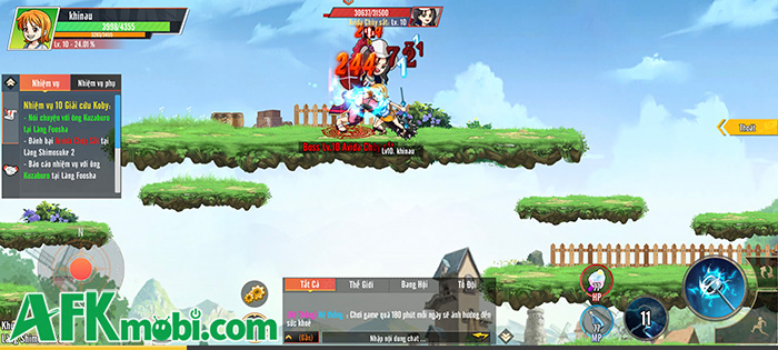 Trải nghiệm lối chơi MMORPG 2D đơn giản nhưng đầy linh hoạt với Truyền Thuyết Haki 4