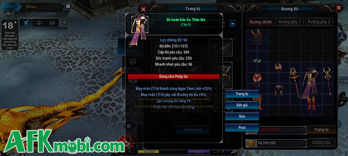 Trải nghiệm Vũ Trụ Thần Thoại với việc khơi gợi lại một ký ức MU hơi 