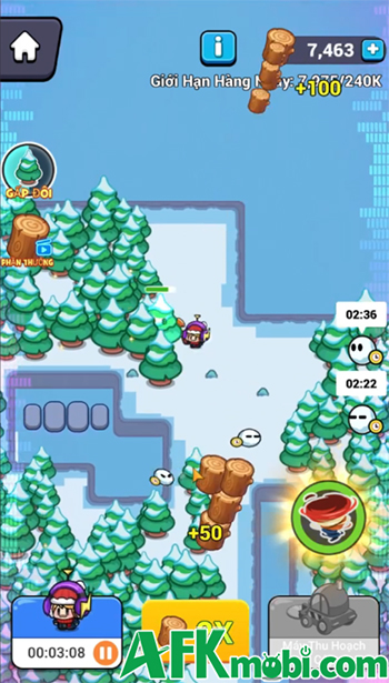 Gầy dựng khu căn cứ trong một thế giới băng giá vĩnh cửu tại game Snow Survival 1