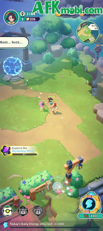 Thuần hóa đồng thời huấn luyện những sinh vật ma thuật trong game Spirit GO 0