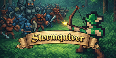 Stormquiver game hành động sinh tồn roguelike với đồ họa pixel đậm chất cổ điển