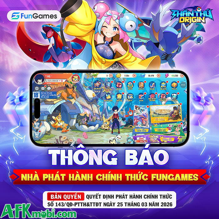 Thần Thú Origin - FunGames game đấu thú chiến thuật chủ đề Pokémon cập bến Việt Nam 0