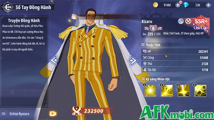 Top 5 tướng đáng để lựa chọn đầu tư nhất trong giai đoạn đầu của game Siêu Hải Tặc 2