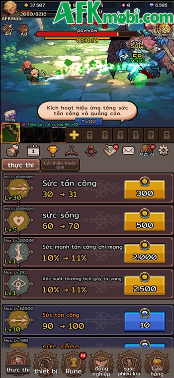 YAP (Tale of the Archer) game nhập vai nhàn rỗi cho bạn phát triển một cung thủ 2