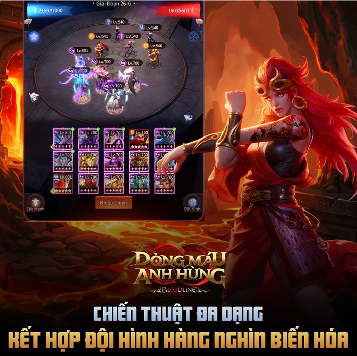 Bloodline: Dòng Máu Anh Hùng mang đến hệ thống anh hùng “khủng” với 156 tướng 78 dòng tộc – chơi bao lâu mới hết thử? 2