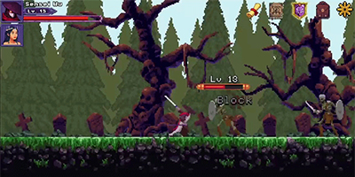 Malverious game hành động phiêu lưu cuộn cảnh đưa người chơi vào một thế giới fantasy u ám