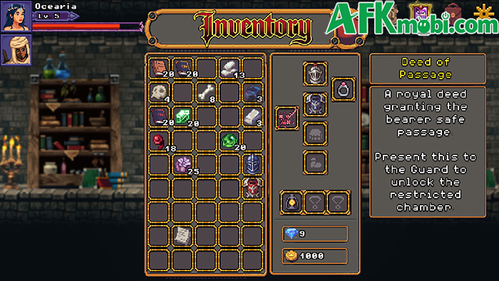 Malverious game hành động phiêu lưu cuộn cảnh đưa người chơi vào một thế giới fantasy u ám 3