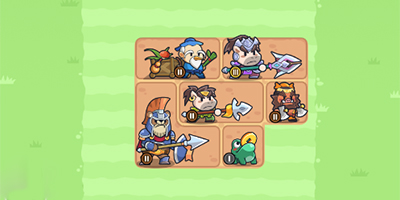 Gầy dựng những trận hình anh hùng để đối mặt các đợt kẻ thù với game Adventurer Alliance